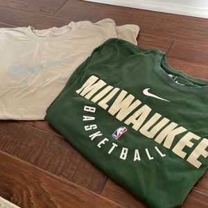 Set of Men’s Nike T-Shirts: Milwaukee Basketball
- Size Small